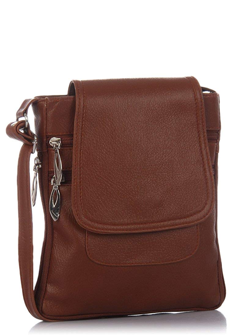 Ally Women Sling Bag Brown - Ana Görsel