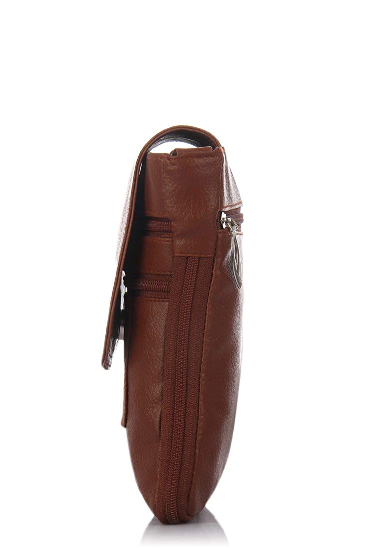 Ally Women Sling Bag Brown - Yan Görünüm